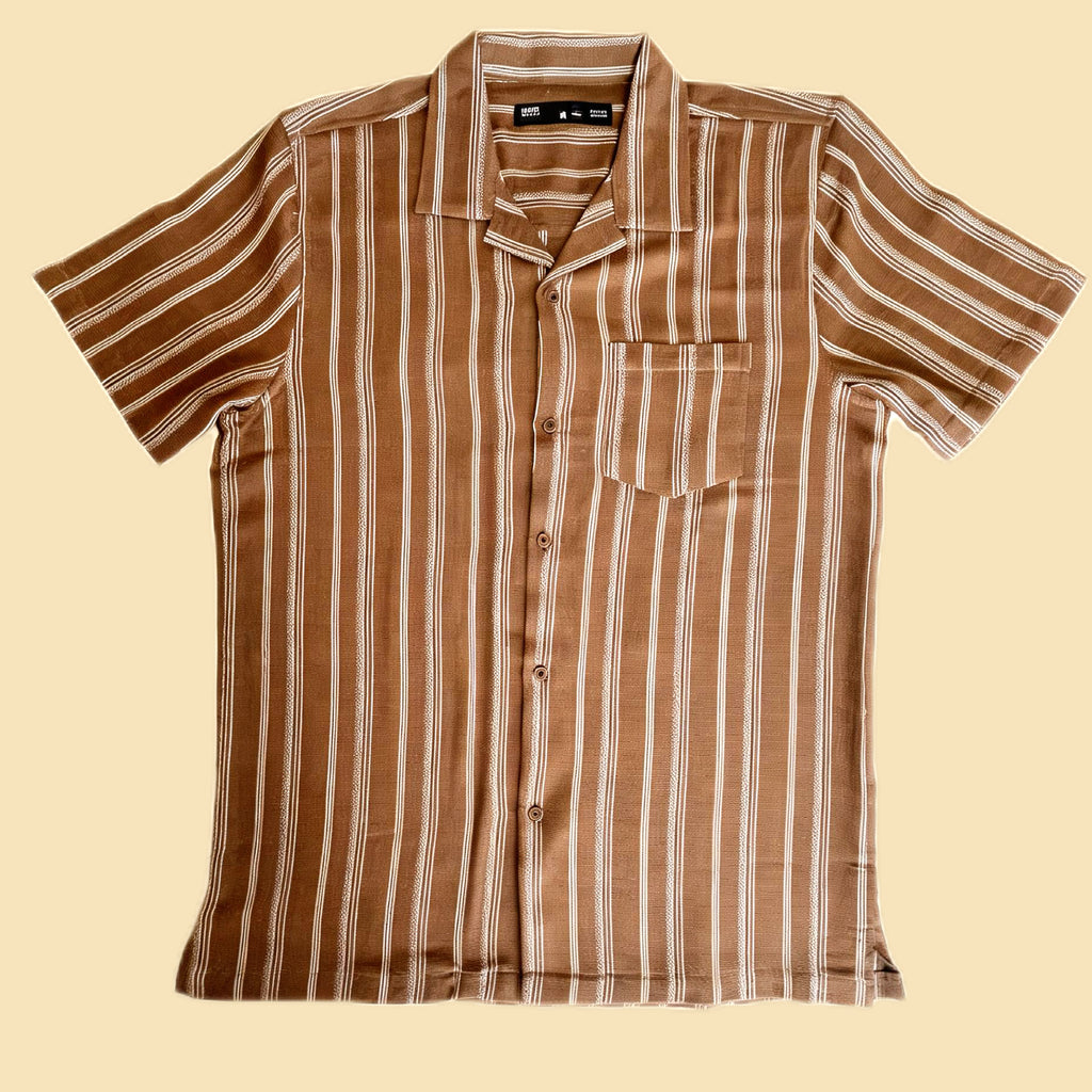 1-Lino Marrón y lineas claras