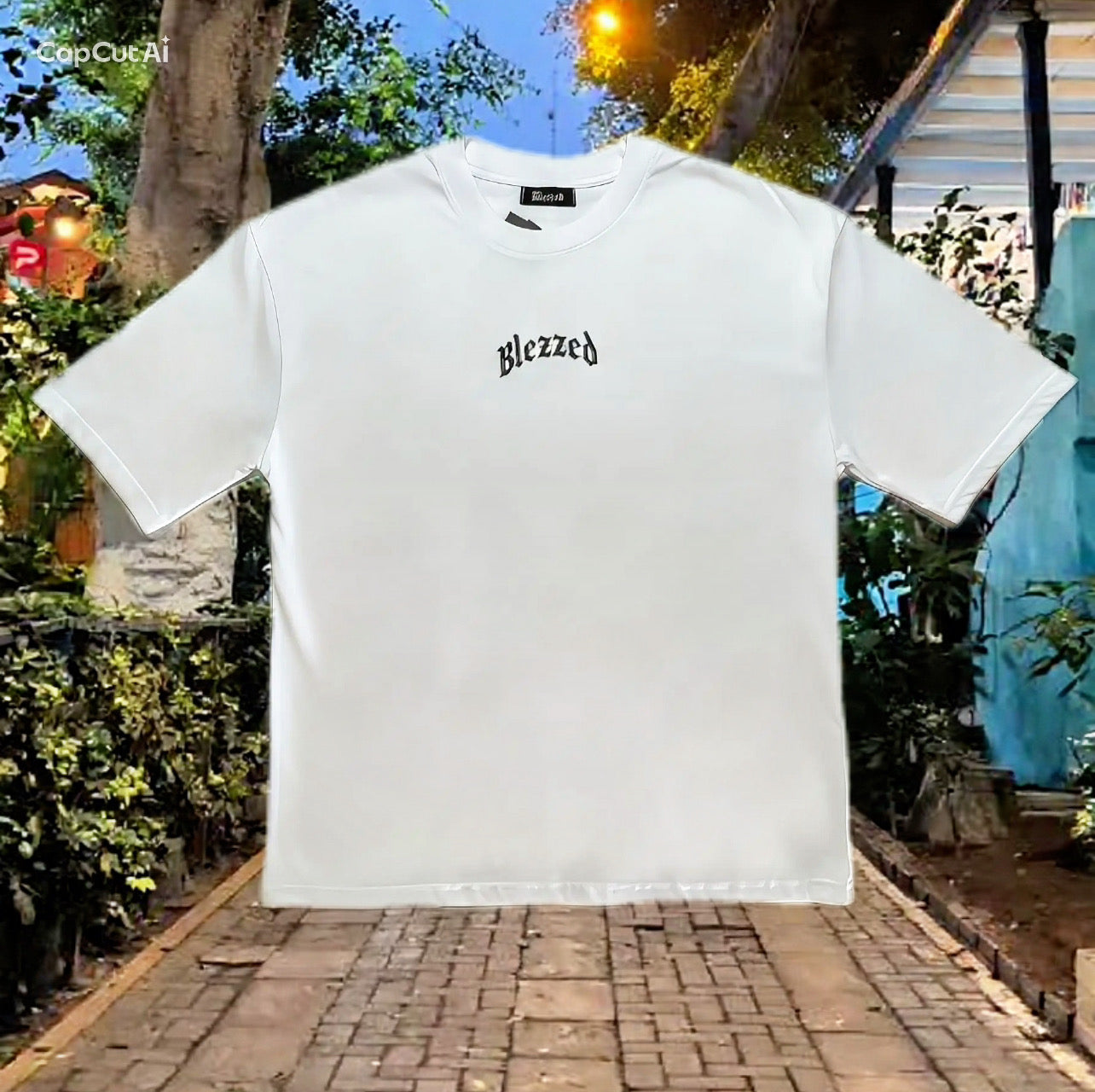 16-Polo Blanco angel ciego