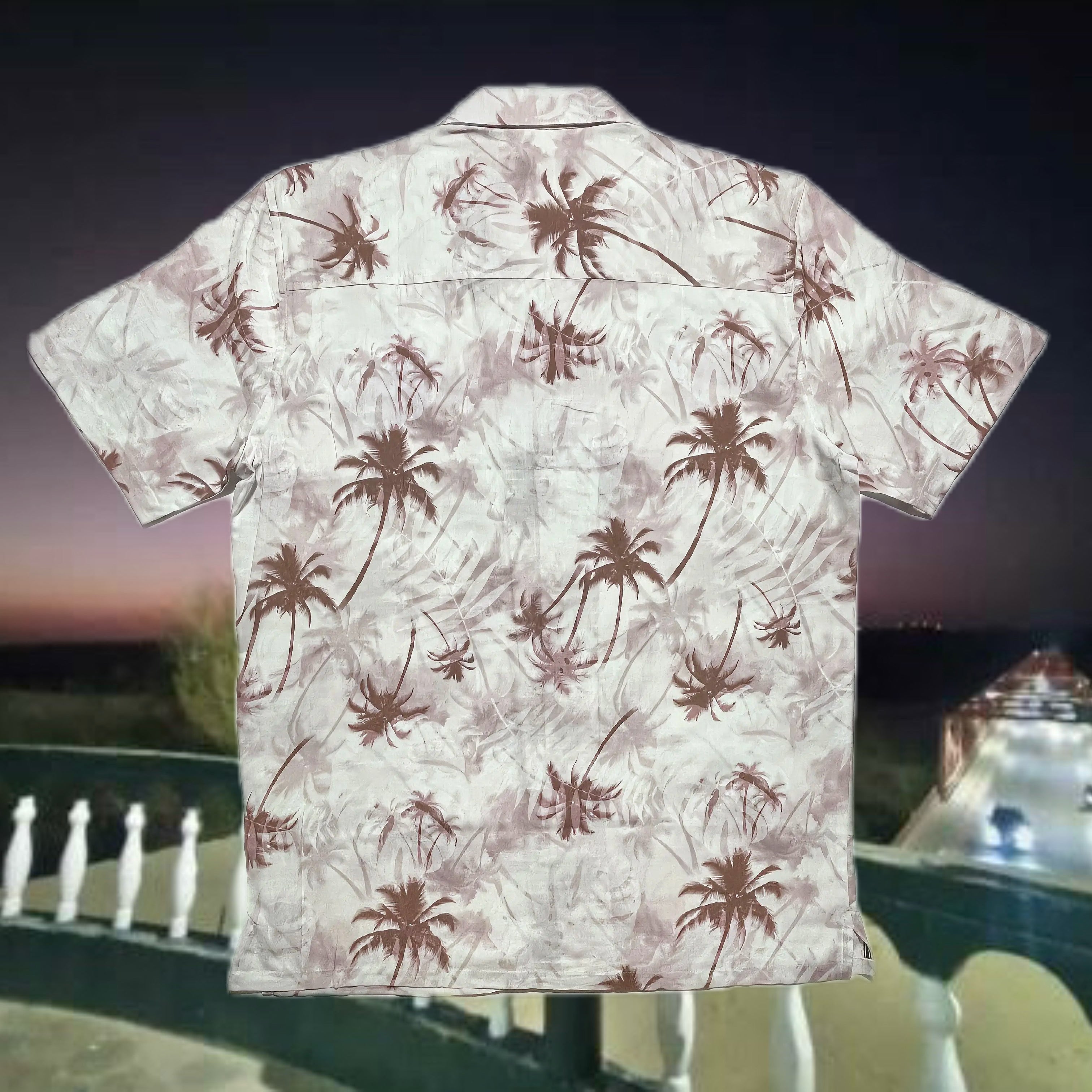 14-Camisa Blanqui Palmeras guinda