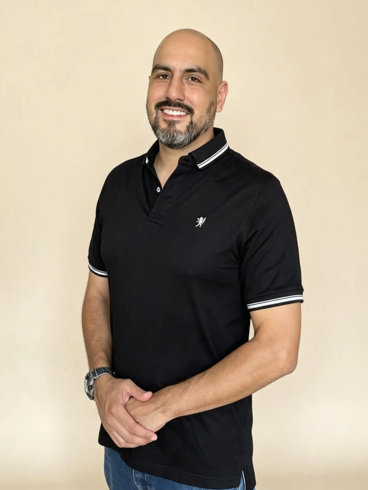 Camiseta jersey "Solum" Negro