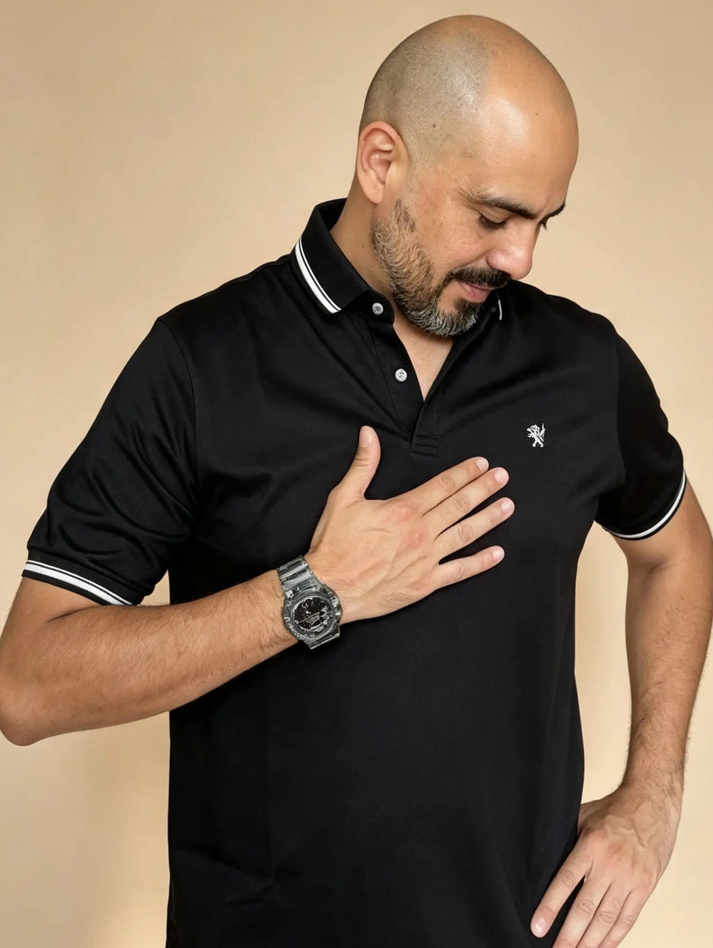 Camiseta jersey "Solum" Negro