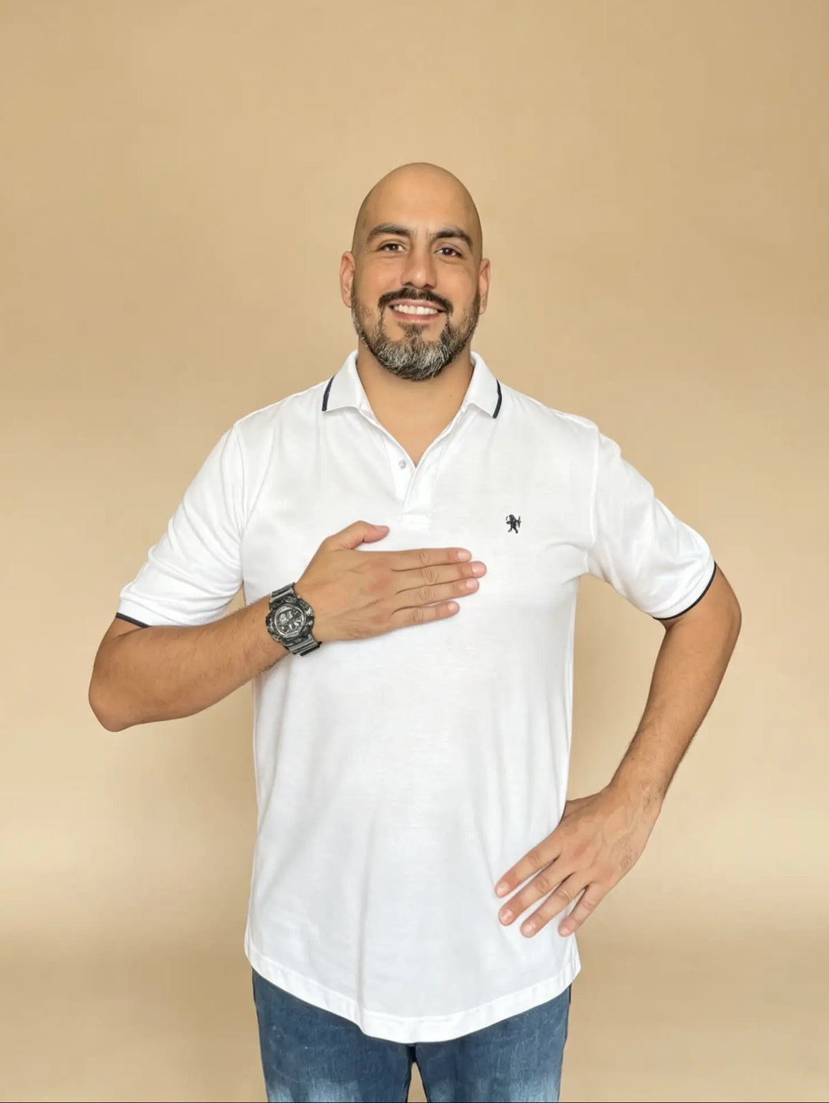 Camiseta jersey "Solum" Blanco A
